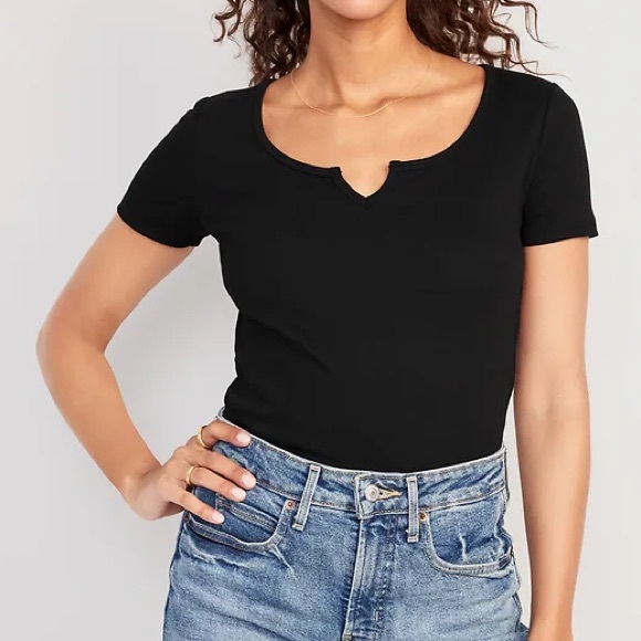 Old Navy Tops - Old Navy Fitted Rib-Knit T-Shirt